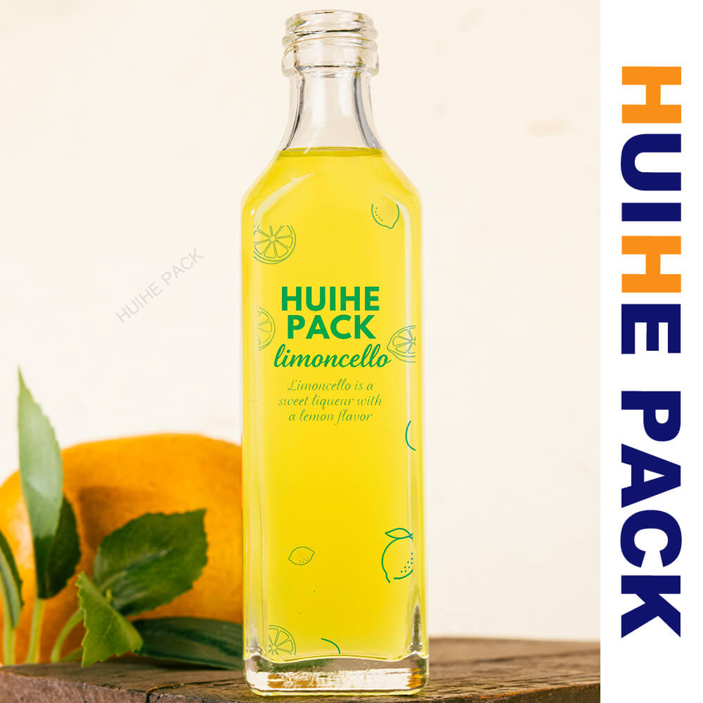 Clear Glass Limoncello Botellas a granel