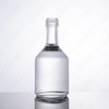 Botellas de alcohol peque&ntilde;as de vidrio de pedernal transparente de cuello solitario de 50 ml a granel