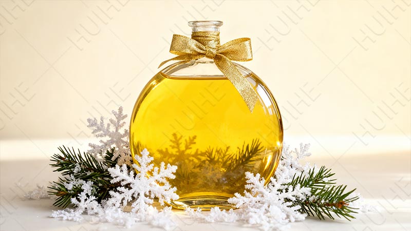 5 tipos de botellas de licor navide&ntilde;as - botella de licor redonda