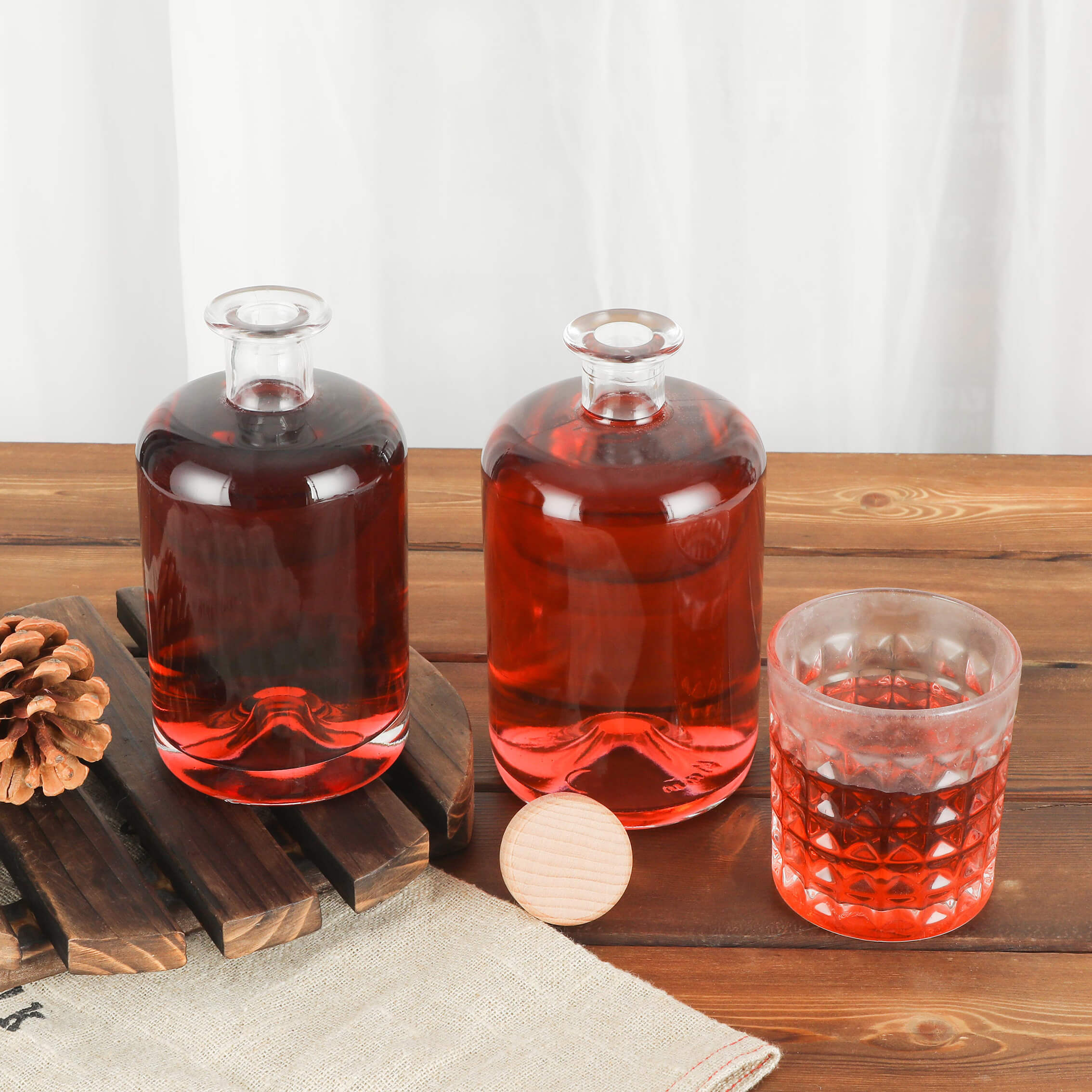 Botella de licor herbalista