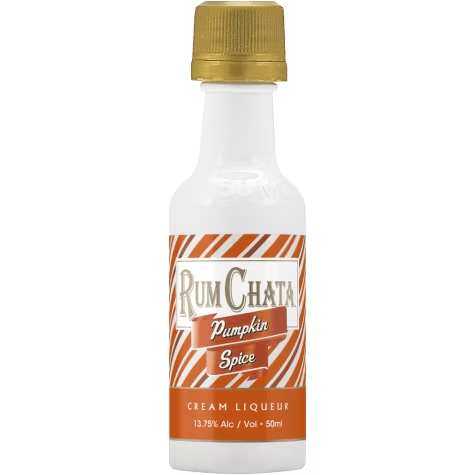 Botella de crema de especias de calabaza RumChata de 50 ml