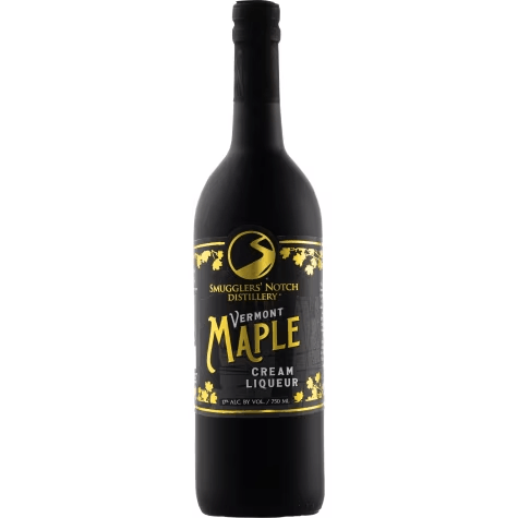 Botella de 750 ml de crema de arce Smugglers Notch Distillery