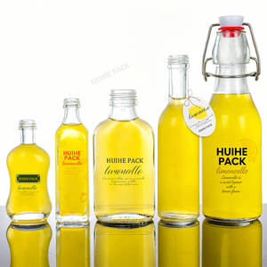 Mini botellas de Limoncello pequeñas al por mayor con el cuello superior de la barra acabado