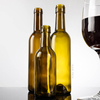 175ml 375ml Media botella Botella de vino de Burdeos de vidrio verde al por mayor