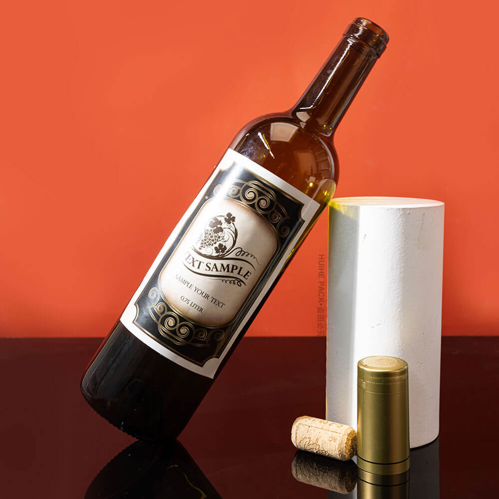 botella de vino verde antigua