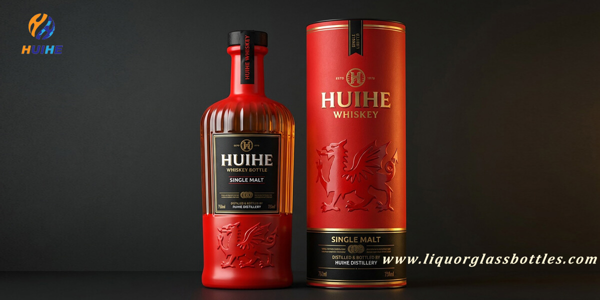 Proveedor de botellas de licor rojo HUIHE