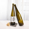 Hock Rhine Riesling Botellas de vidrio de vino verde oliva con corcho