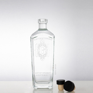 Bottación de licor de vidrio rectangular de los bordes con ángulo g'-behorled