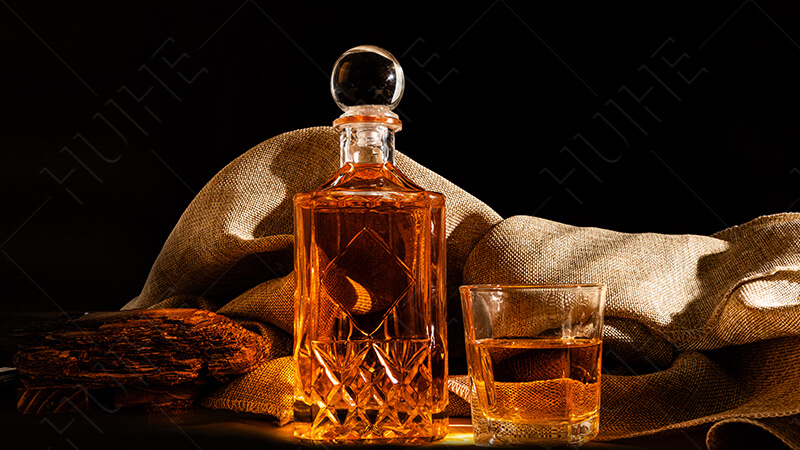 Decantador de whisky de vaso de vodka vs whisky