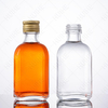 Botellas de chupito de alcohol de vidrio de pedernal transparente cuadrado de 50 ml