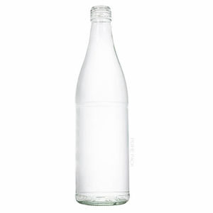 Botella de bebida de jugo de vidrio de calidad alimentaria de alta gama de 500 ml
