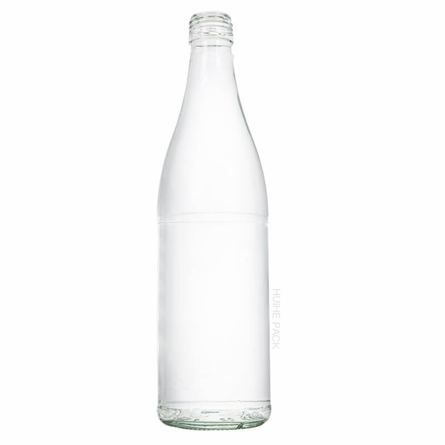 Botella de bebida de jugo de vidrio de calidad alimentaria de alta gama de 500 ml