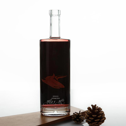 Filadelfia botella de esp&iacute;ritus de vidrio ovalado