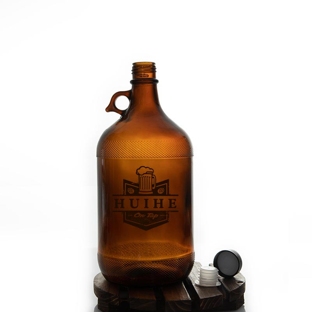 Jarra grande de gal&oacute;n de vidrio de cerveza de 2,5 l y 4 l