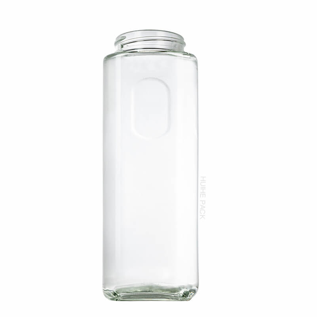 Botella de agua Kombucha de vidrio de boca ancha de 500 ml, fácil de sostener