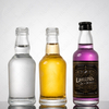 Botellas transparentes de licor en miniatura de Tennessee para whisky, ron y tequila