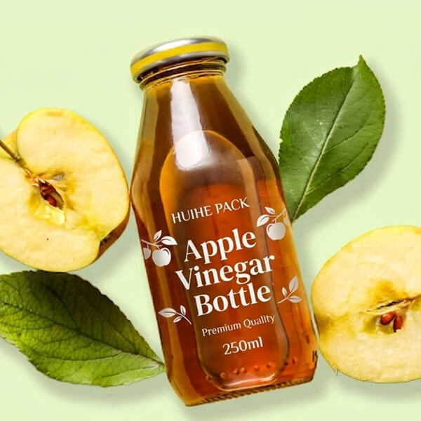 Botellas de vinagre de vidrio a granel