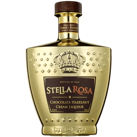 Botella de 750ml de Crema de Chocolate y Avellanas Stella Rosa