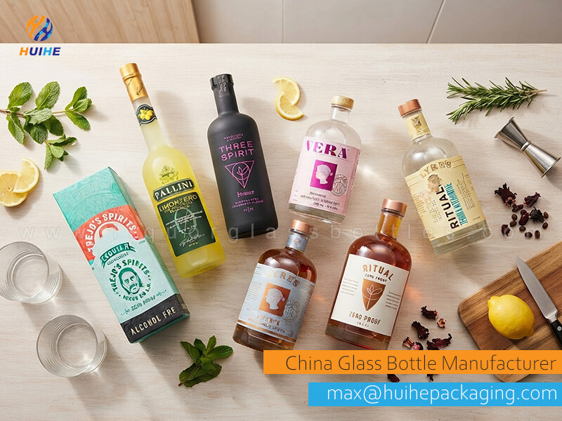 Envases de vidrio para bebidas espirituosas sin alcohol HUIHE 03.jpg