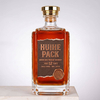 Botella de whisky de vidrio de prisma rectangular con mejor agarre