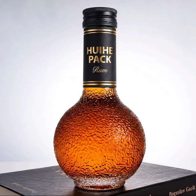 Pebble &uacute;nico: una botella de licor de frascos de 400 ml de patr&oacute;n