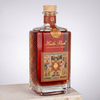 Botella de whisky de vidrio de prisma rectangular con mejor agarre