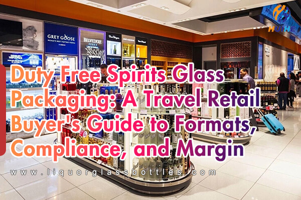 Envases de vidrio para bebidas espirituosas libres de impuestos: una gu&iacute;a para compradores minoristas de viajes sobre formatos, cumplimiento y m&aacute;rgenes
