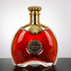 Botella de licor ovalada plana con patr&oacute;n de cadena alrededor