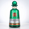 Botella de licor de vidrio c&oacute;nico con cuello ancho